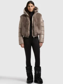 Jacke ONIKA GRAINY BEIGE