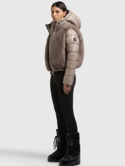 Jacke ONIKA GRAINY BEIGE