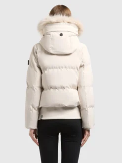 Jacke PADME WITH FUR - 2IN1 DOVE WHITE