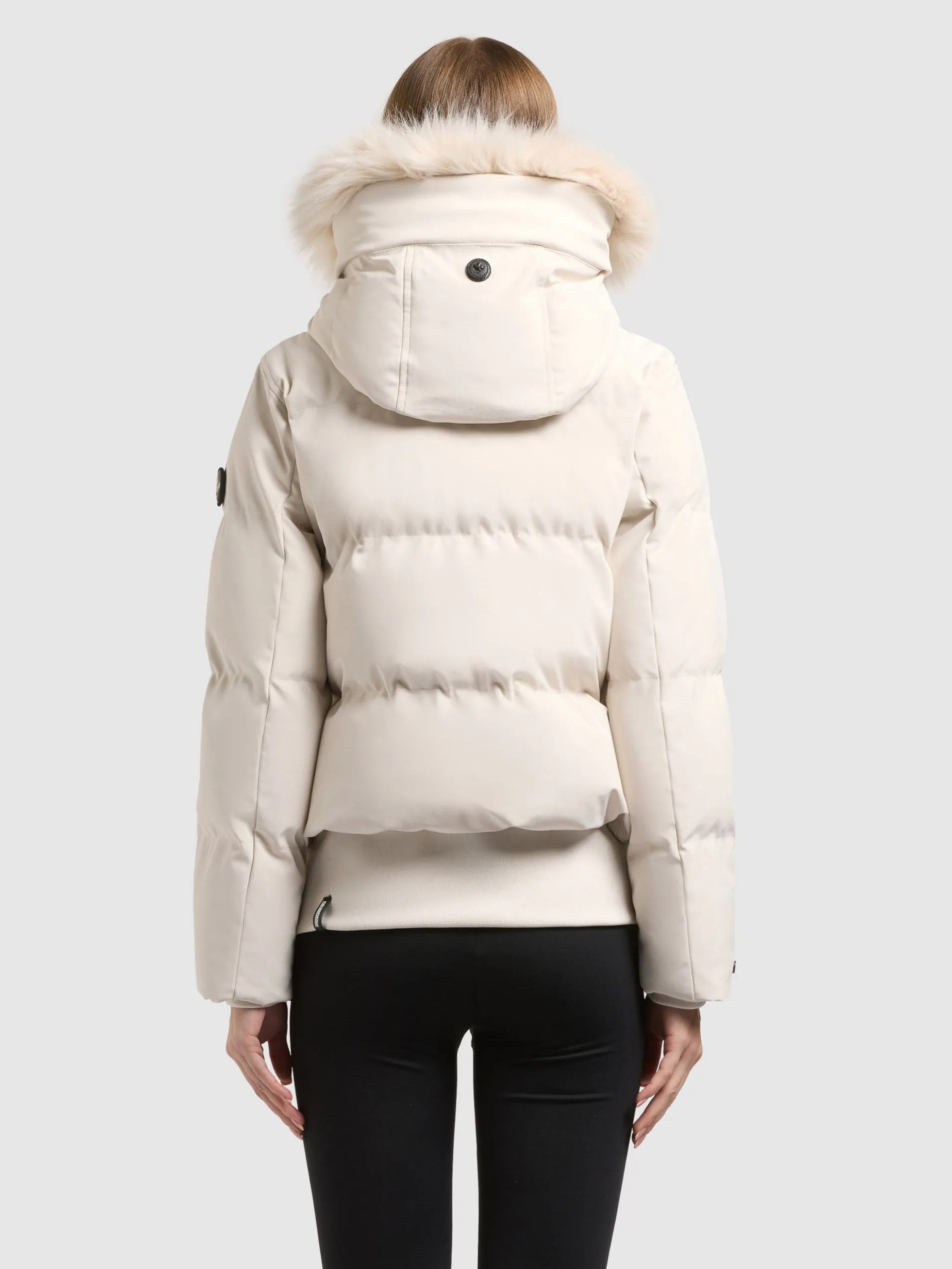 Jacke PADME WITH FUR - 2IN1 DOVE WHITE