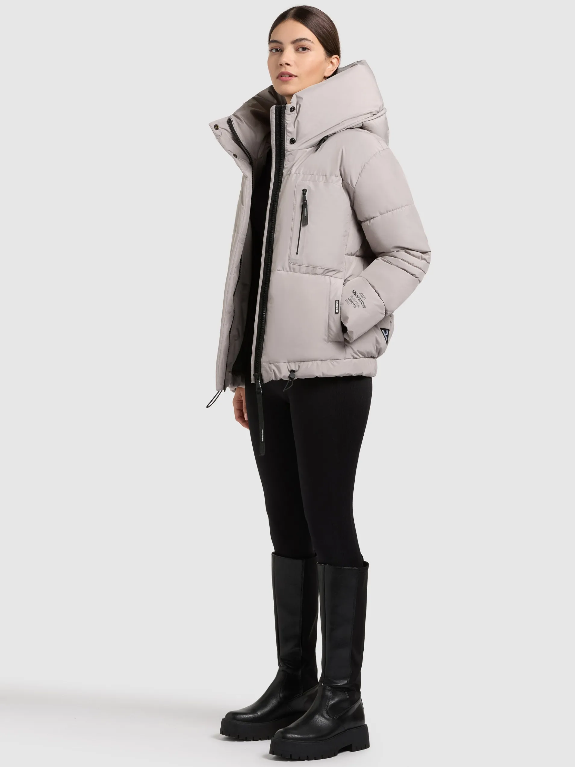 Jacke PEEKE2 WITH GLOVES BLIZZARD GREY