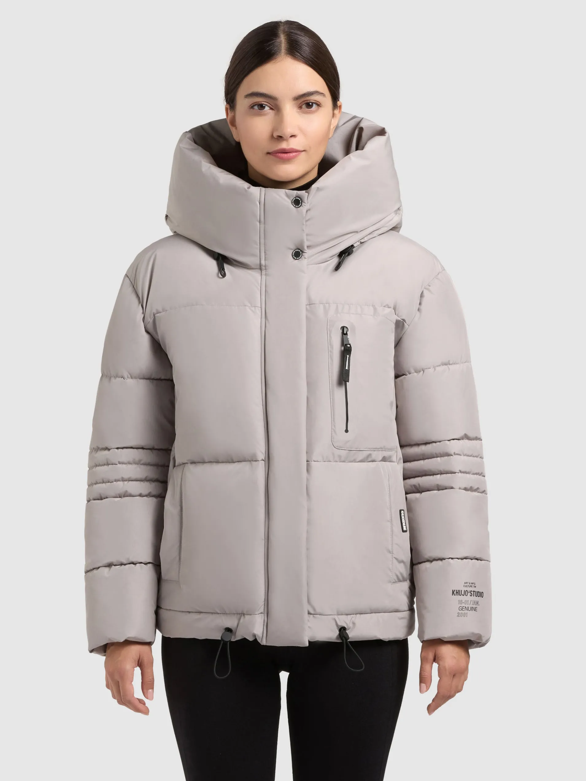 Jacke PEEKE2 WITH GLOVES BLIZZARD GREY