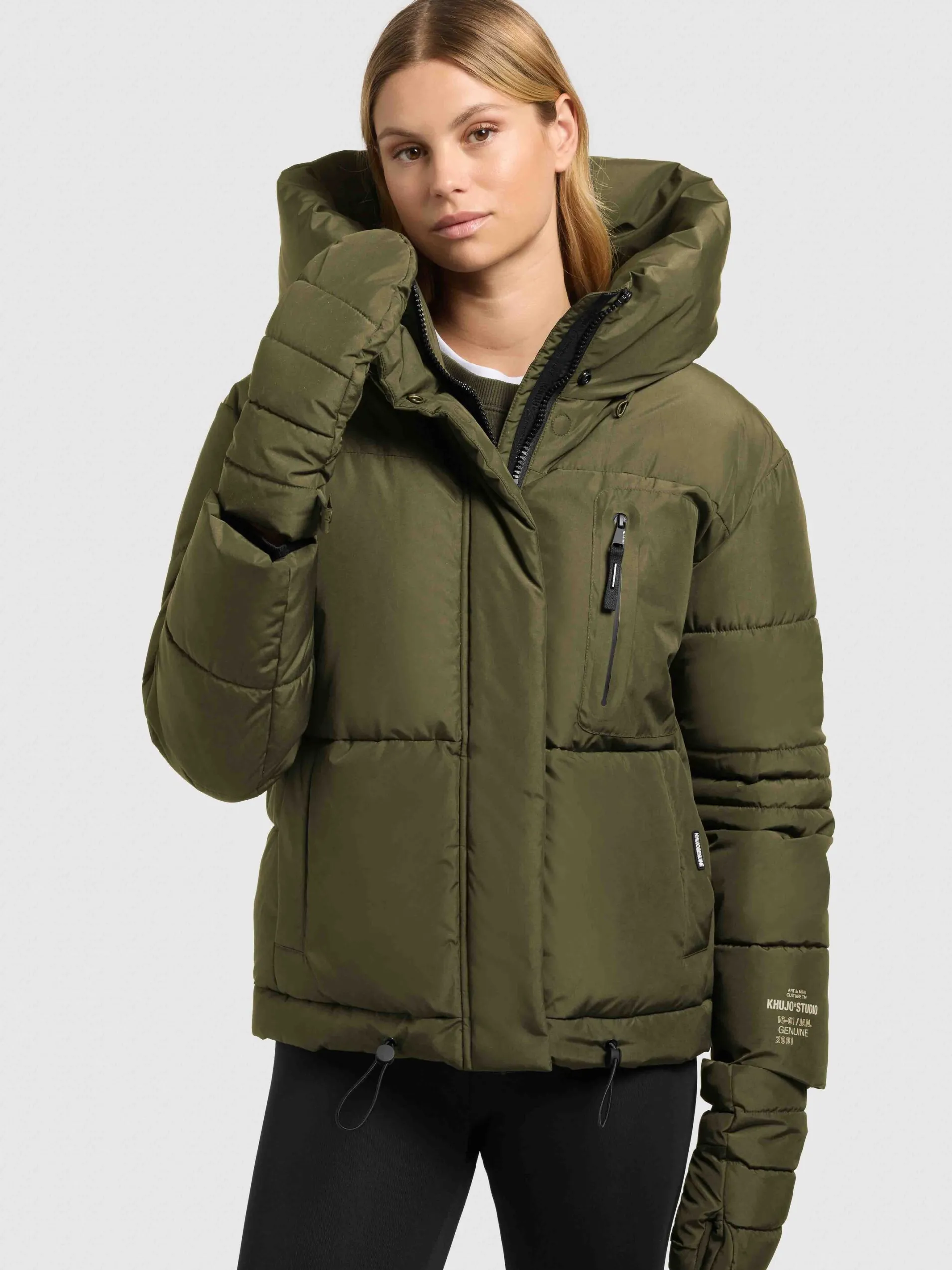 Jacke PEEKE2 WITH GLOVES FERN GREEN