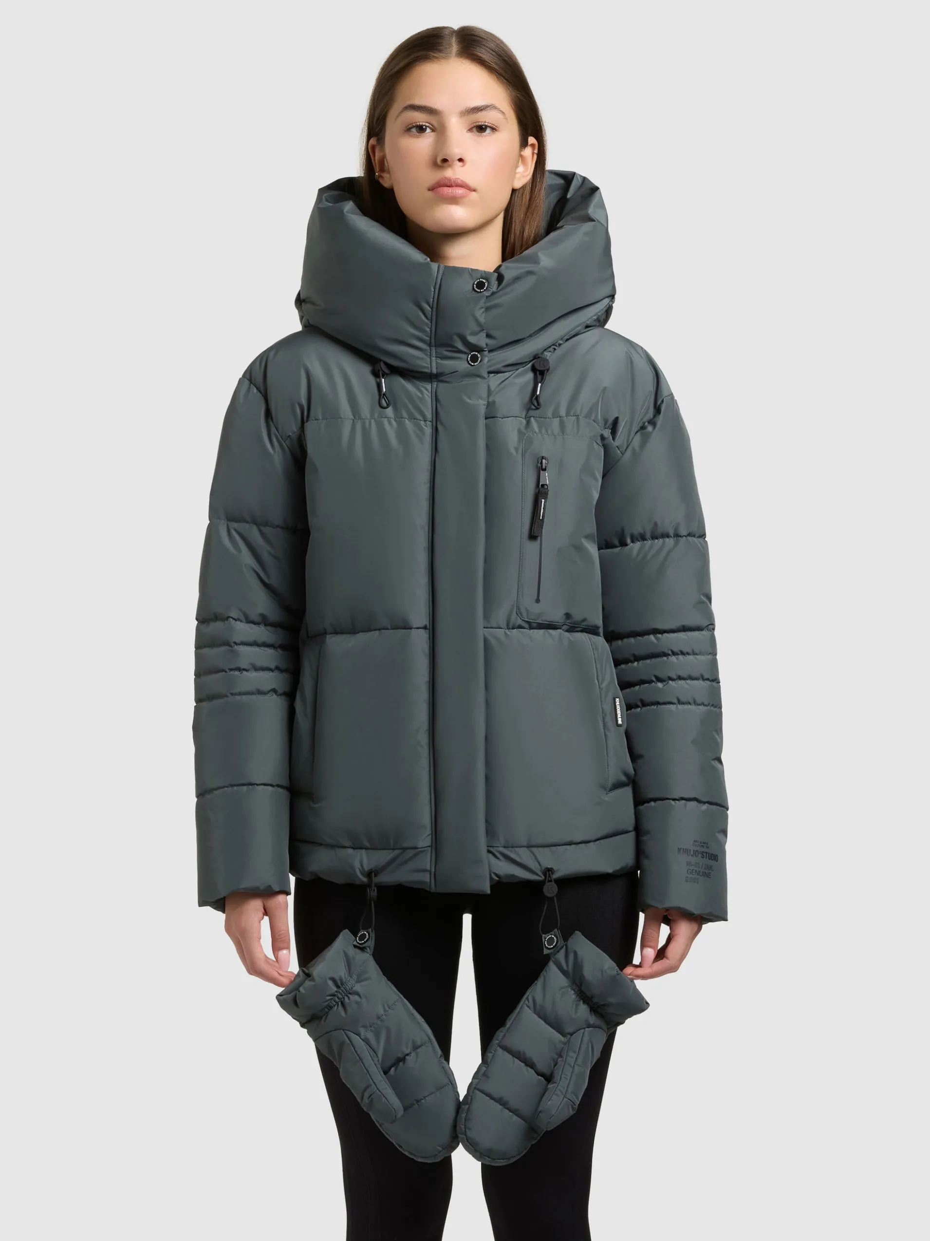 Jacke PEEKE2 WITH GLOVES FOAM GREEN
