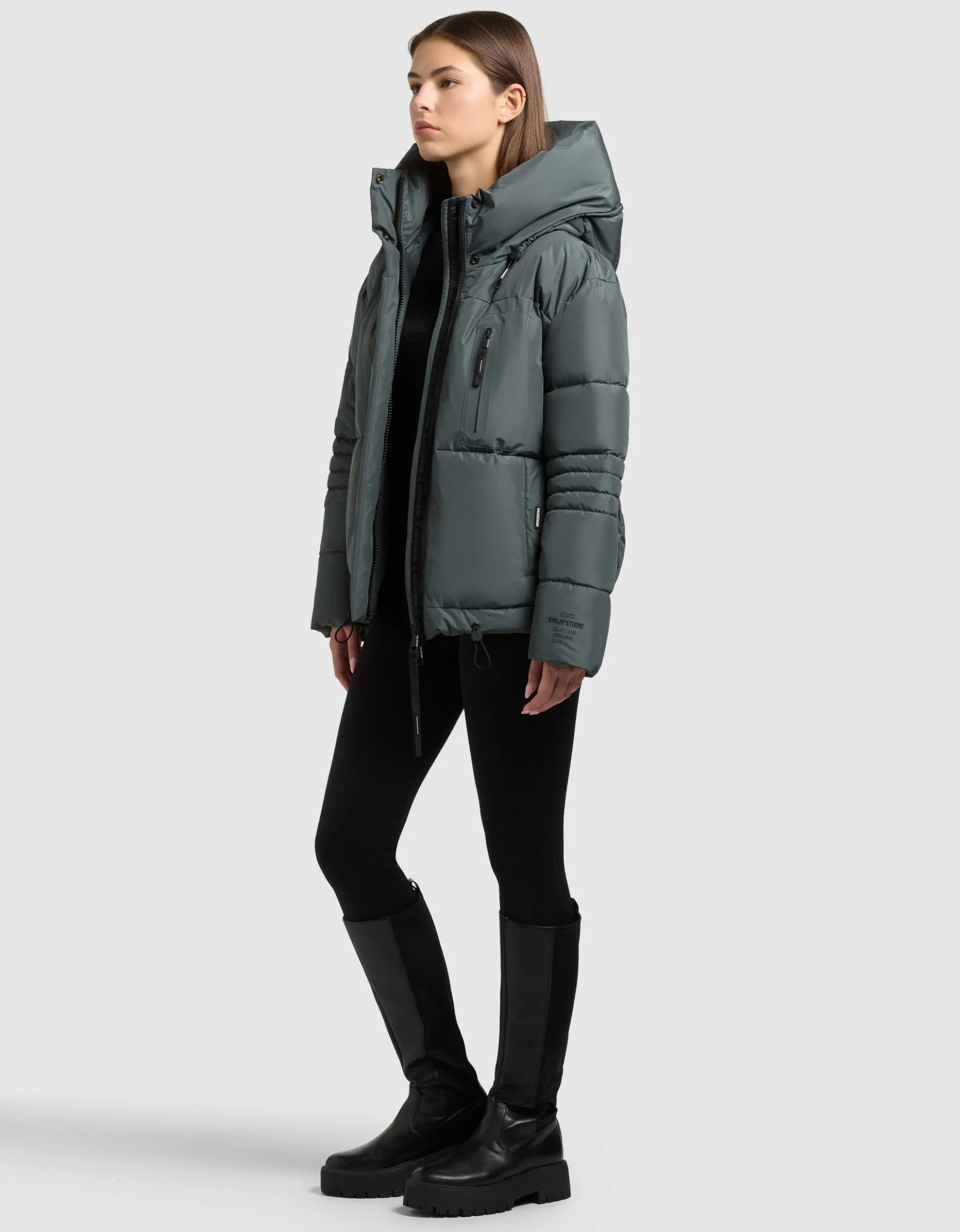Jacke PEEKE2 WITH GLOVES FOAM GREEN