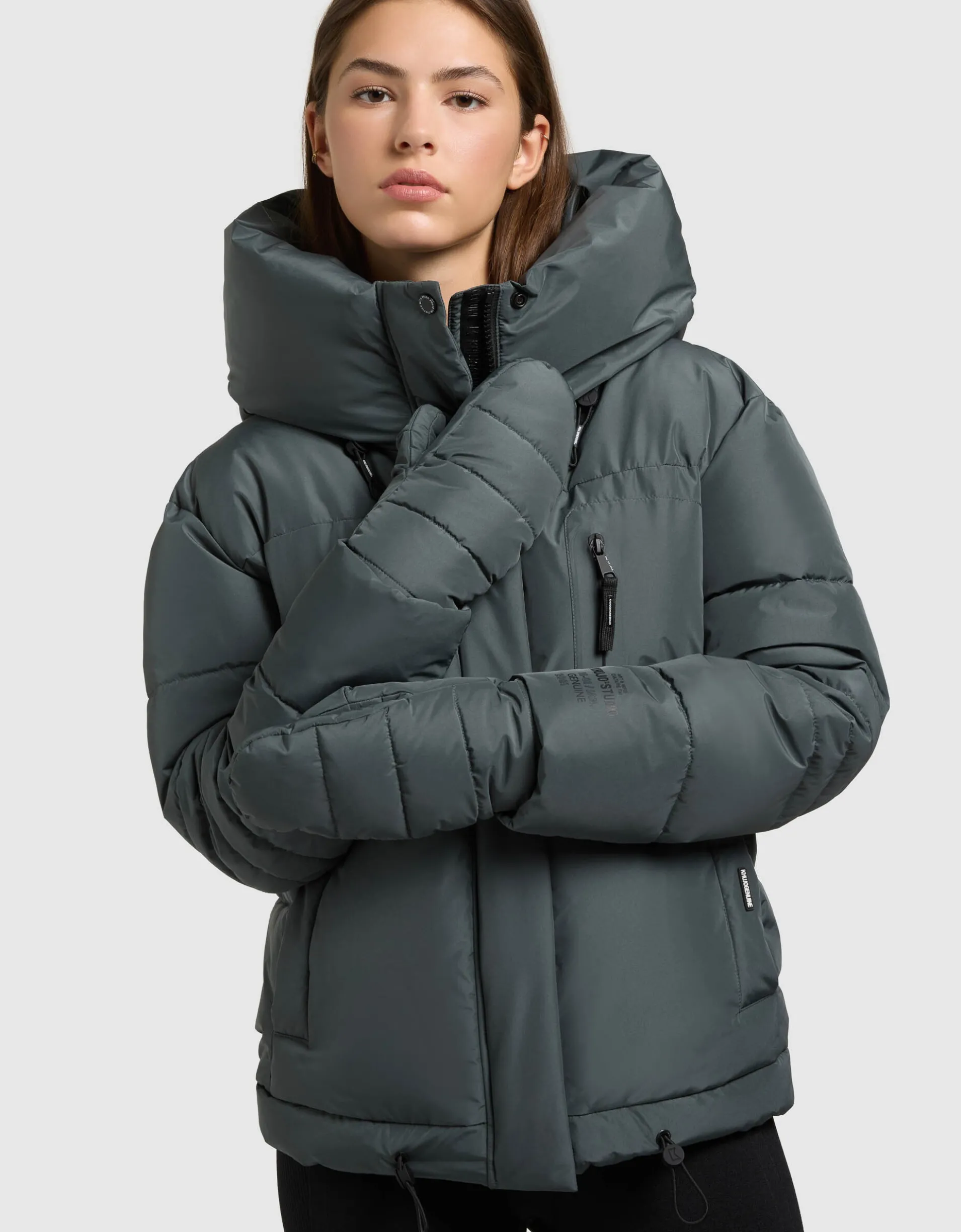 Jacke PEEKE2 WITH GLOVES FOAM GREEN