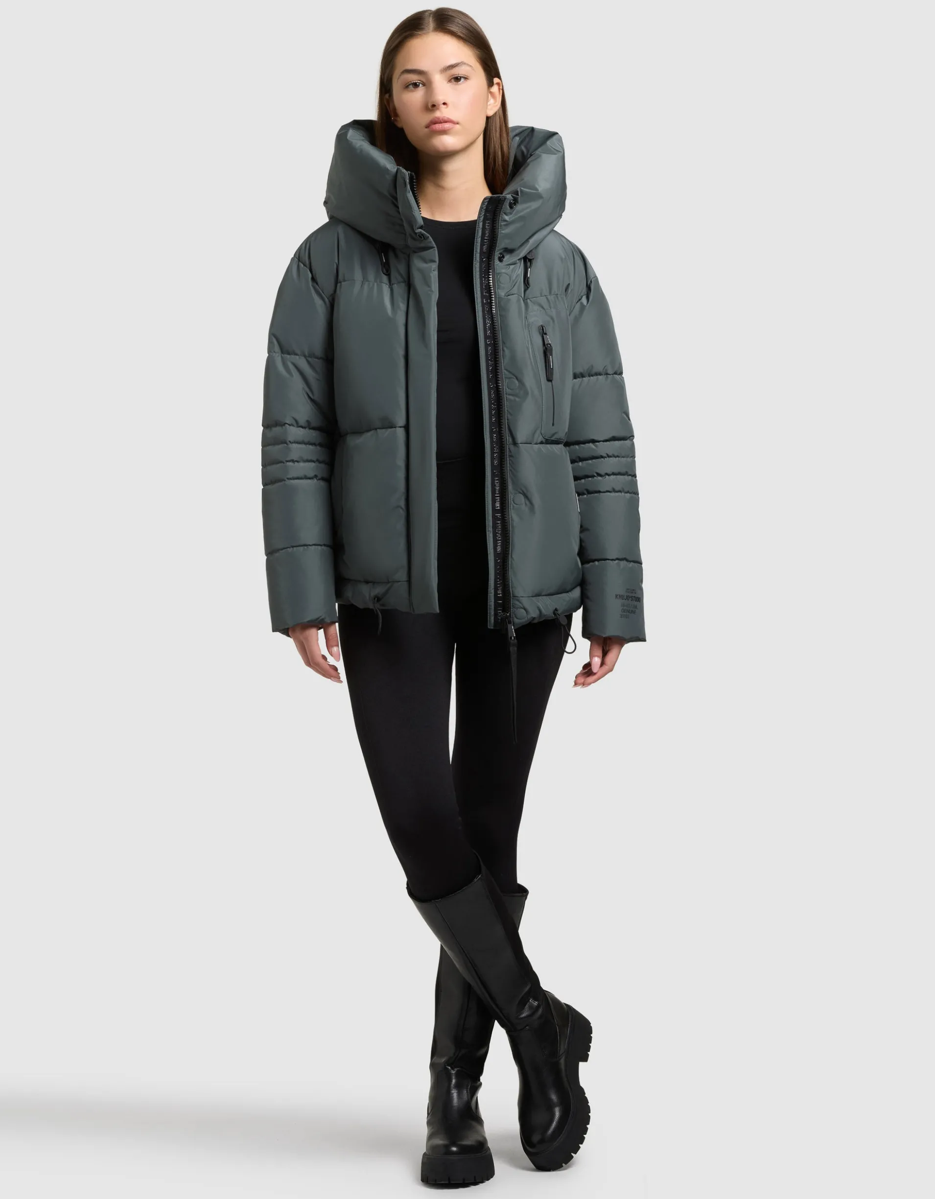 Jacke PEEKE2 WITH GLOVES FOAM GREEN