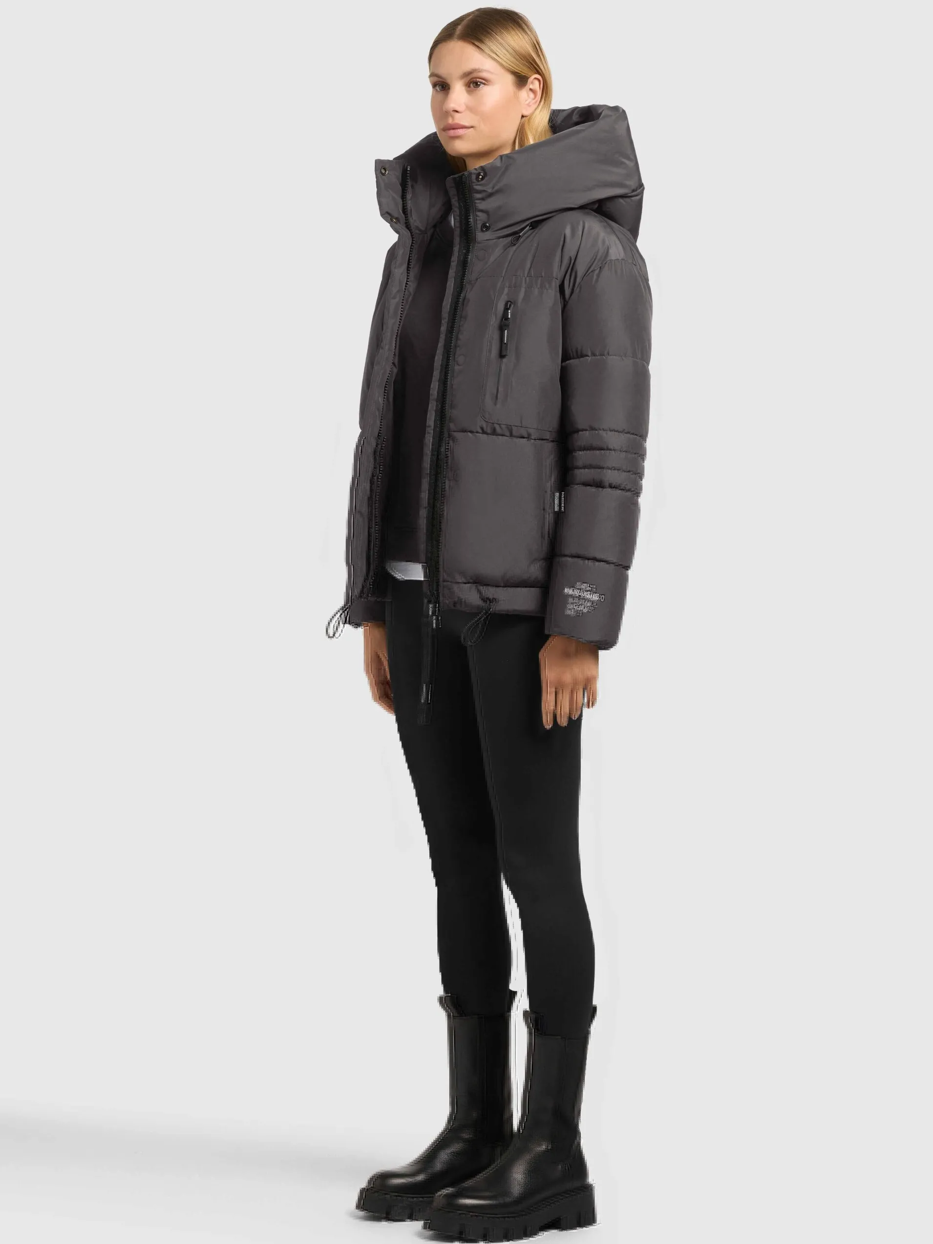 Jacke PEEKE2 WITH GLOVES GRAPHITE GREY
