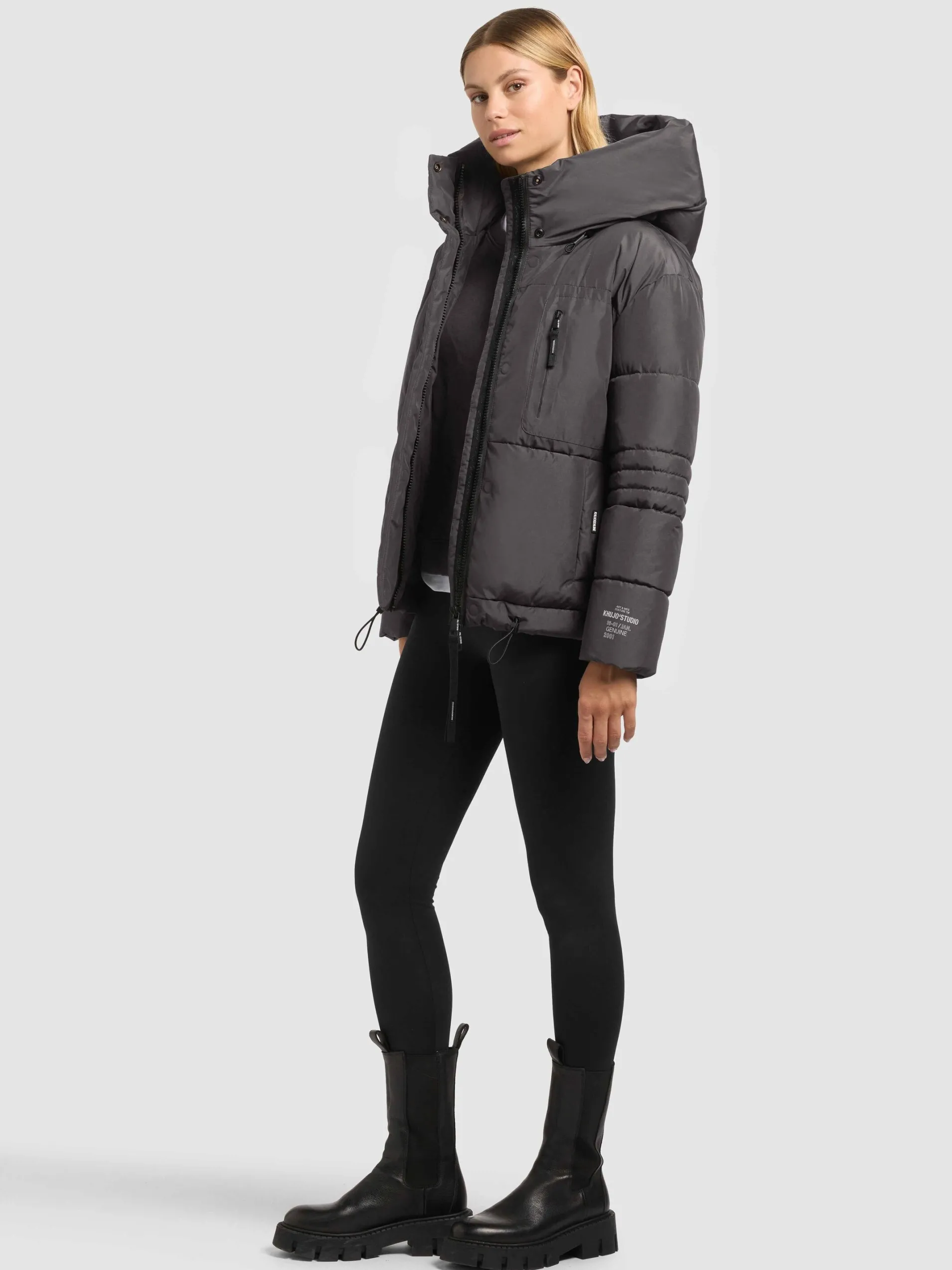 Jacke PEEKE2 WITH GLOVES GRAPHITE GREY