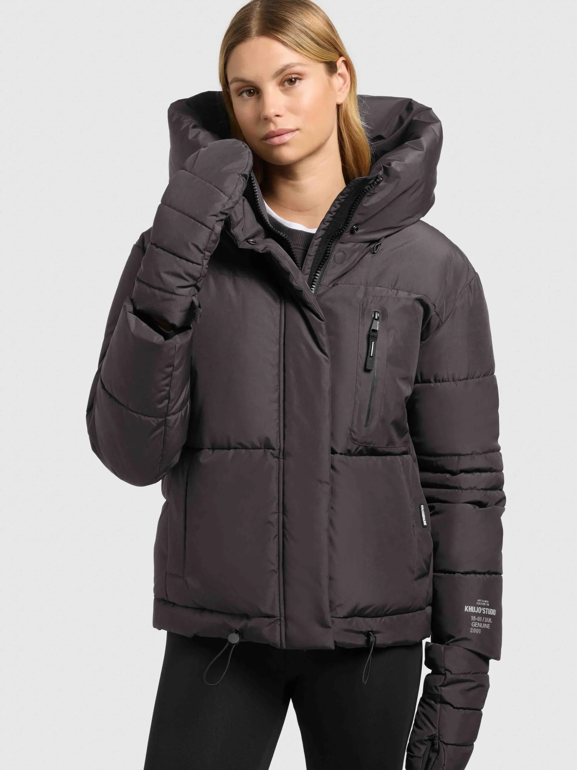 Jacke PEEKE2 WITH GLOVES GRAPHITE GREY