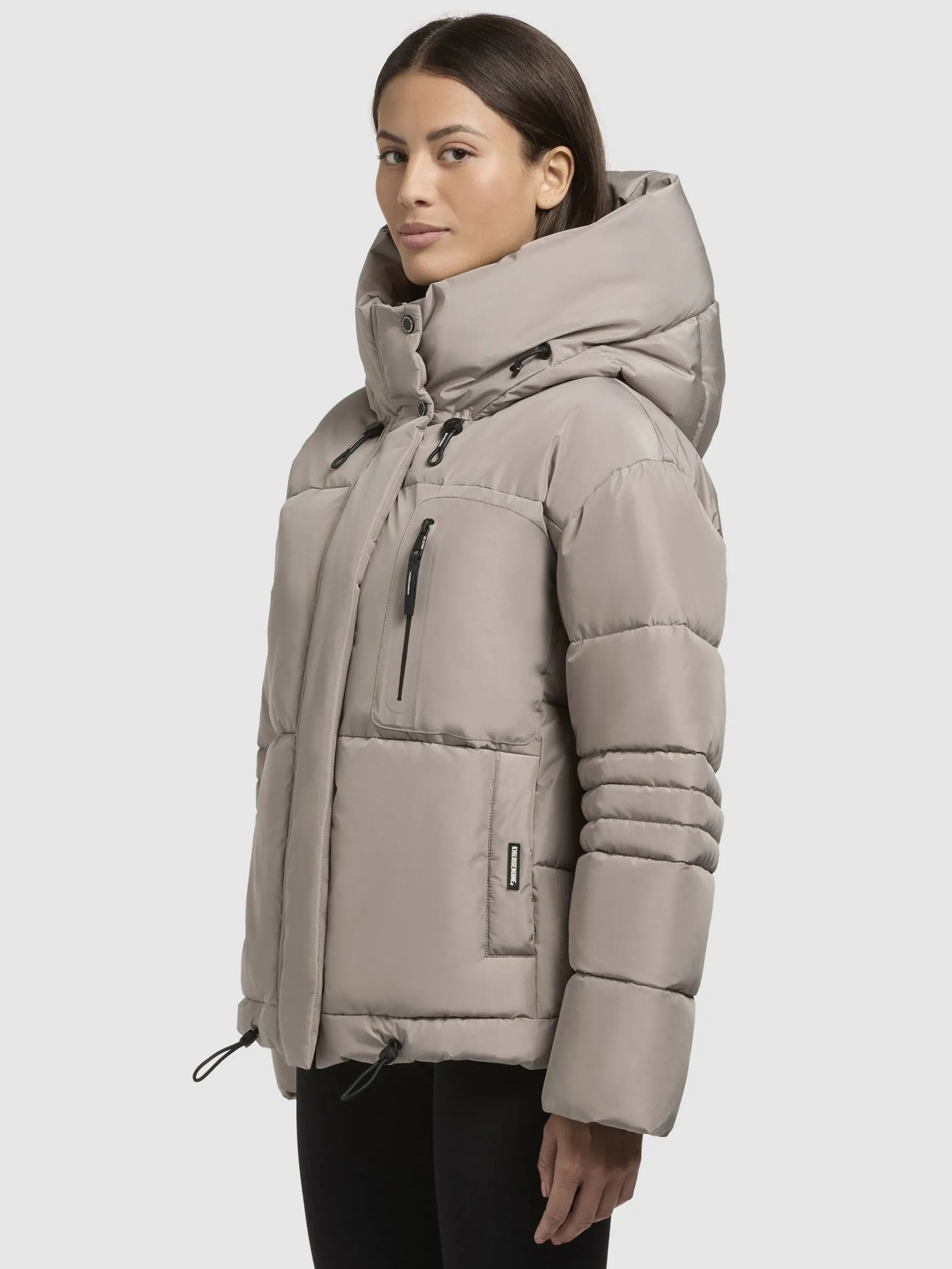 Jacke PEEKE WITH GLOVES Graubeige