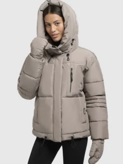 Jacke PEEKE WITH GLOVES Graubeige