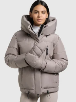Jacke PEEKE2 WITH GLOVES GREIGE