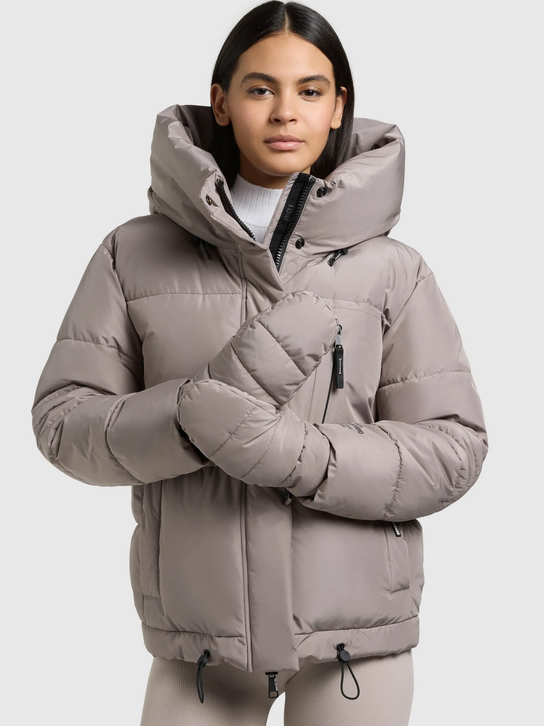 Jacke PEEKE2 WITH GLOVES GREIGE