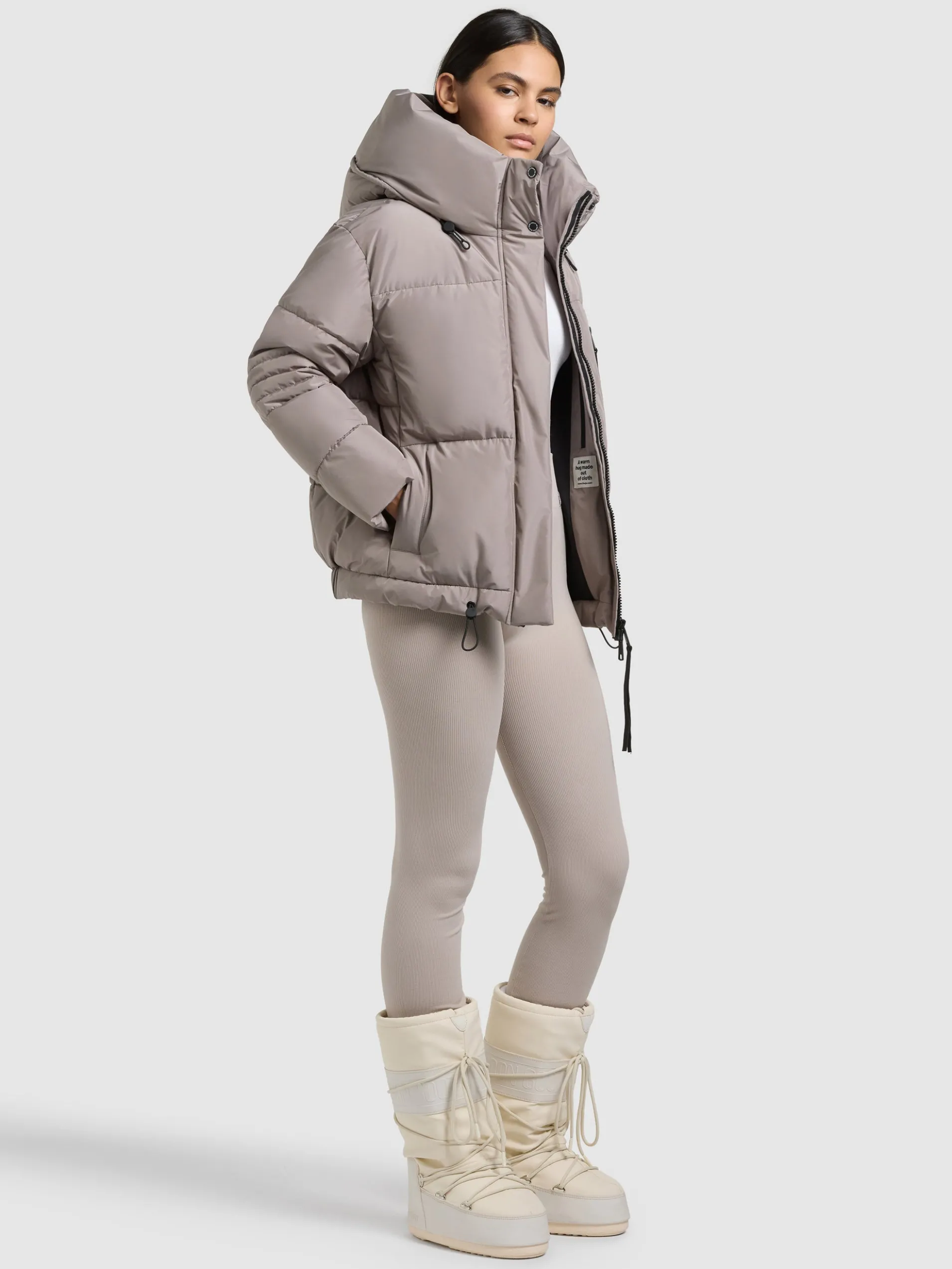 Jacke PEEKE2 WITH GLOVES GREIGE