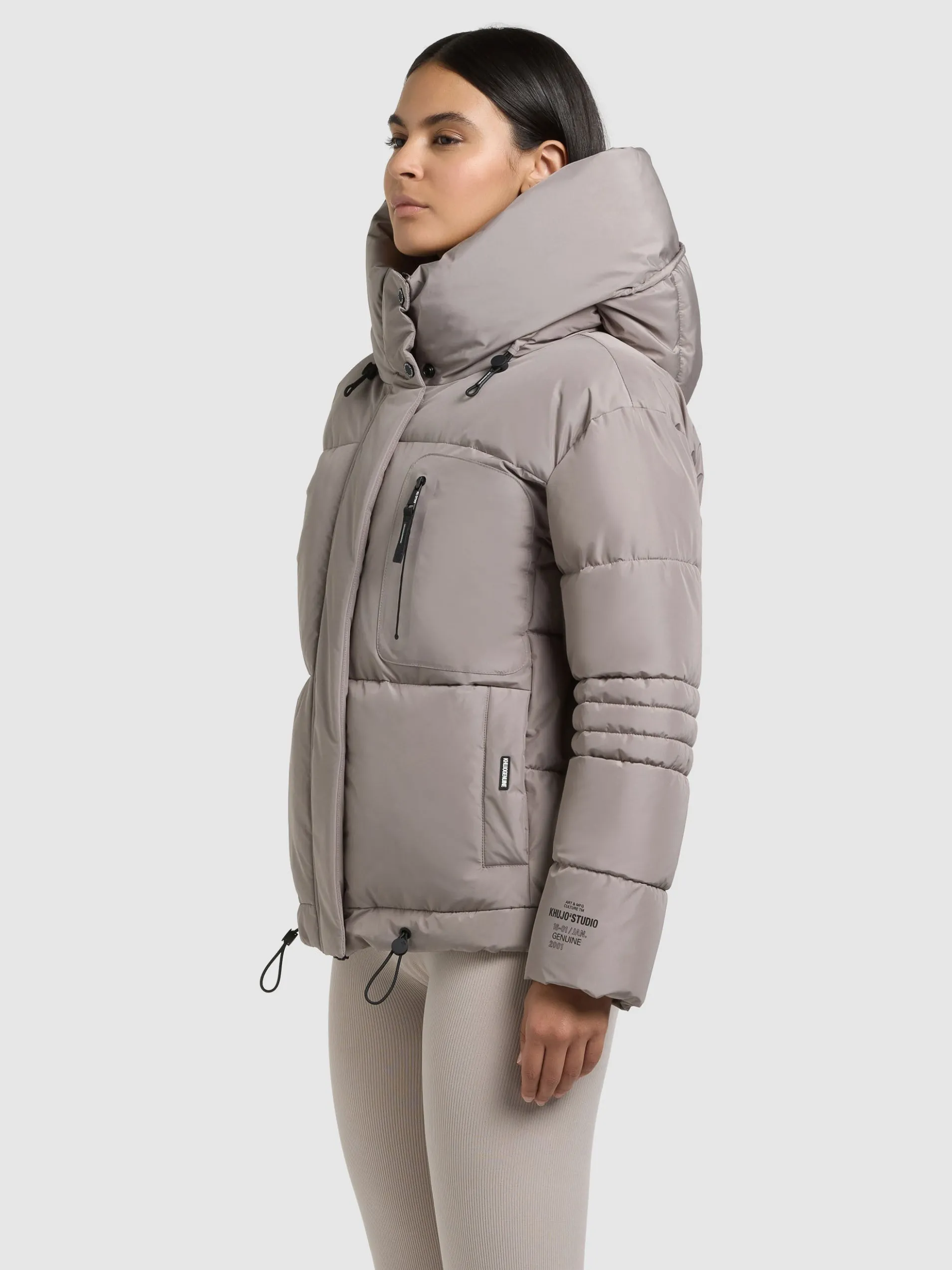 Jacke PEEKE2 WITH GLOVES GREIGE