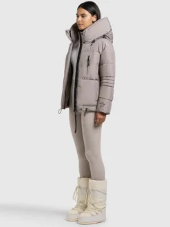 Jacke PEEKE2 WITH GLOVES GREIGE