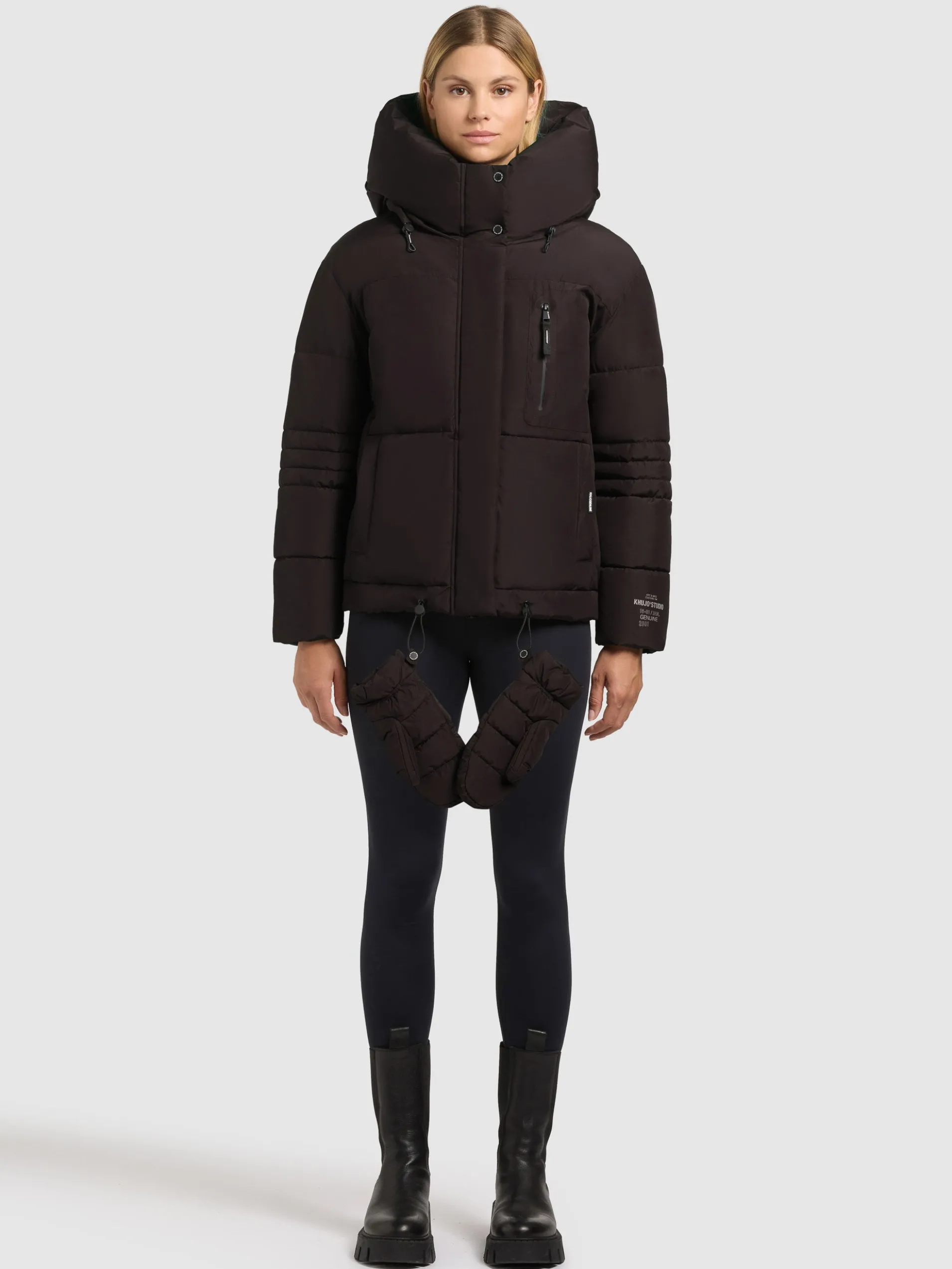 Jacke PEEKE2 WITH GLOVES MOODY PLUM