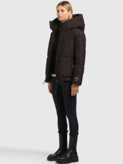 Jacke PEEKE2 WITH GLOVES MOODY PLUM