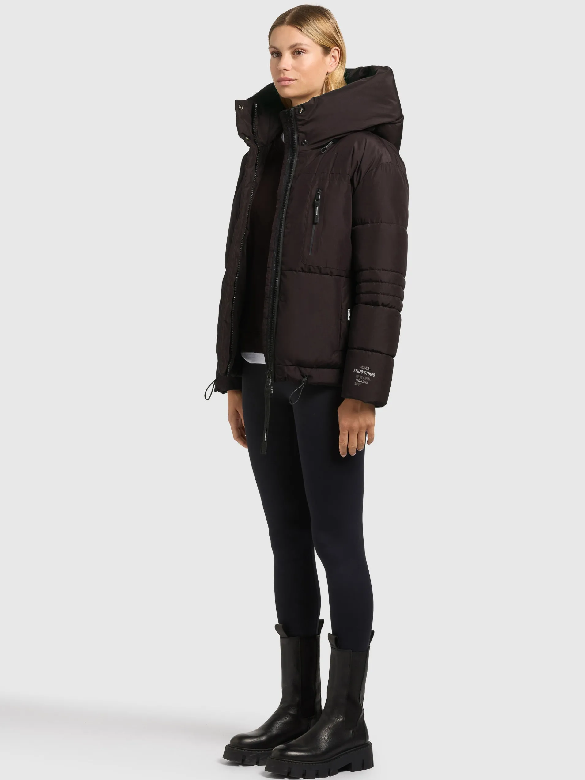Jacke PEEKE2 WITH GLOVES MOODY PLUM