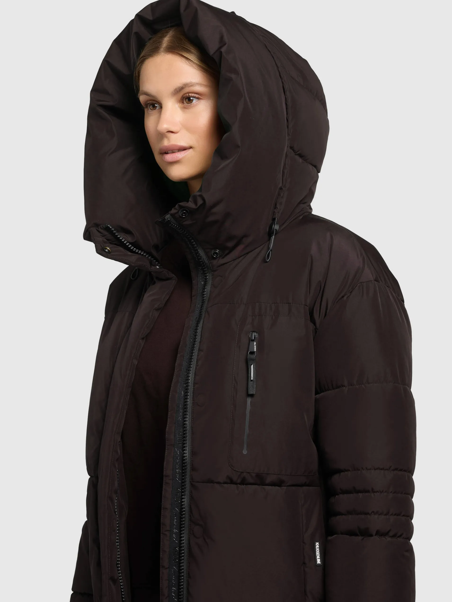 Jacke PEEKE2 WITH GLOVES MOODY PLUM