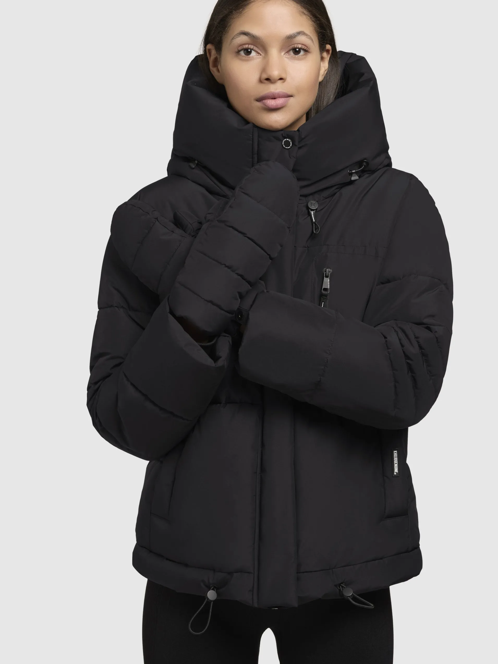 Jacke PEEKE WITH GLOVES Schwarz