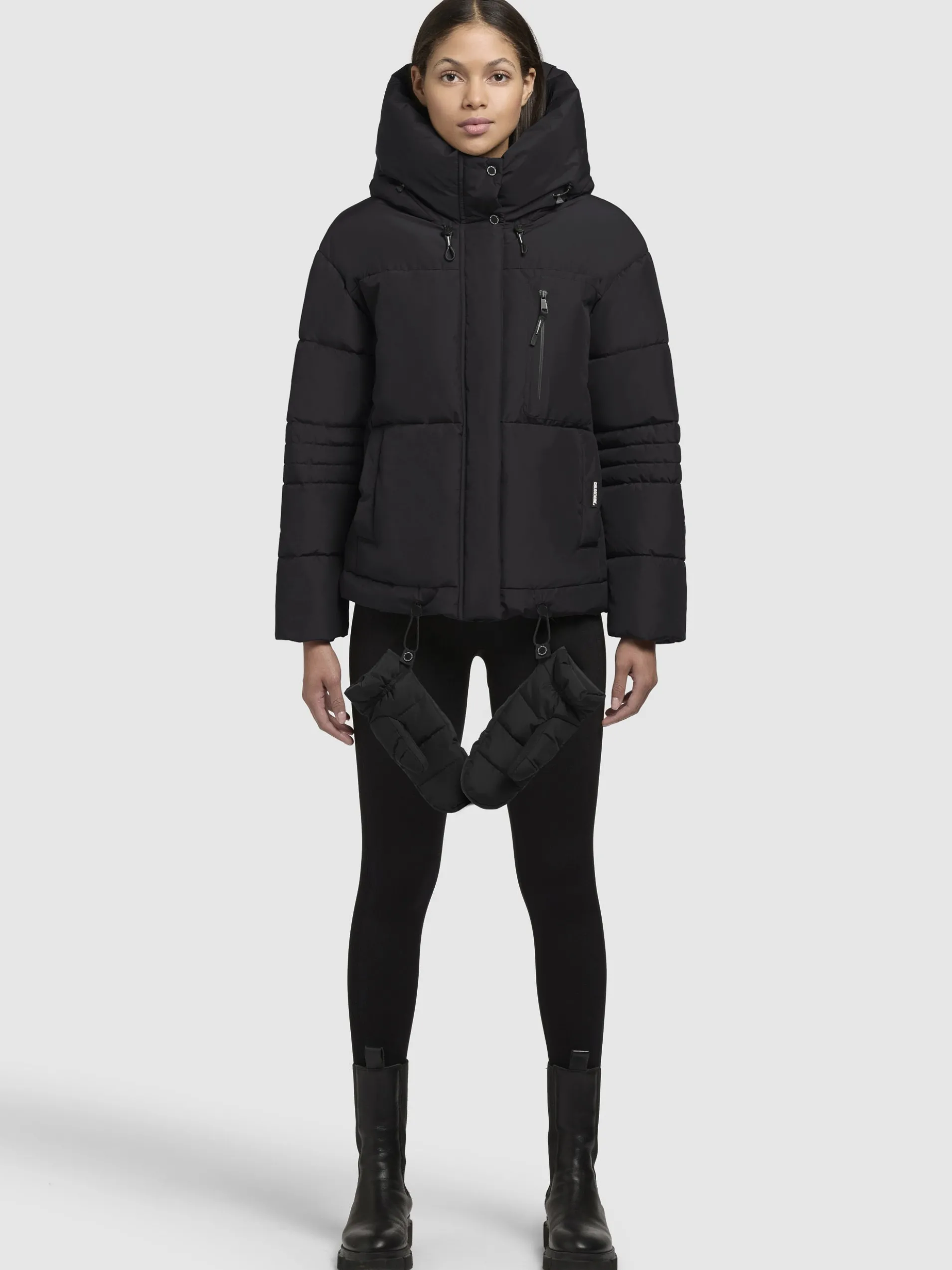 Jacke PEEKE WITH GLOVES Schwarz