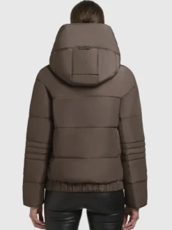 Jacke PEEKE WITH GLOVES Taupe dunkel