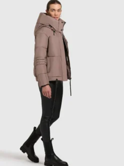 Jacke PEEKE WITH GLOVES Taupe