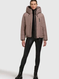 Jacke PEEKE WITH GLOVES Taupe