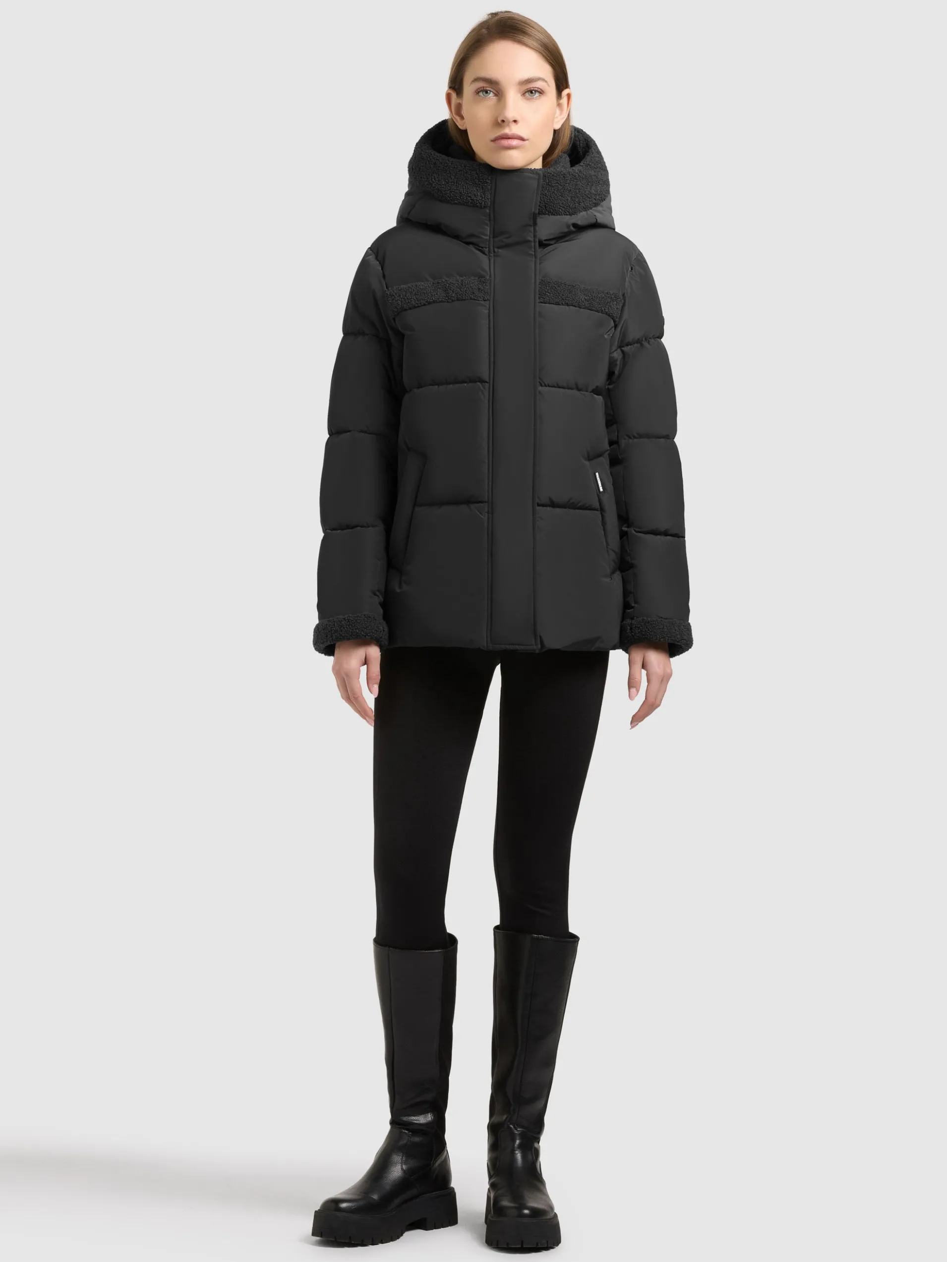 Jacke PRISHA - 2IN1 (Einsatz herausnehmbar) BLACK