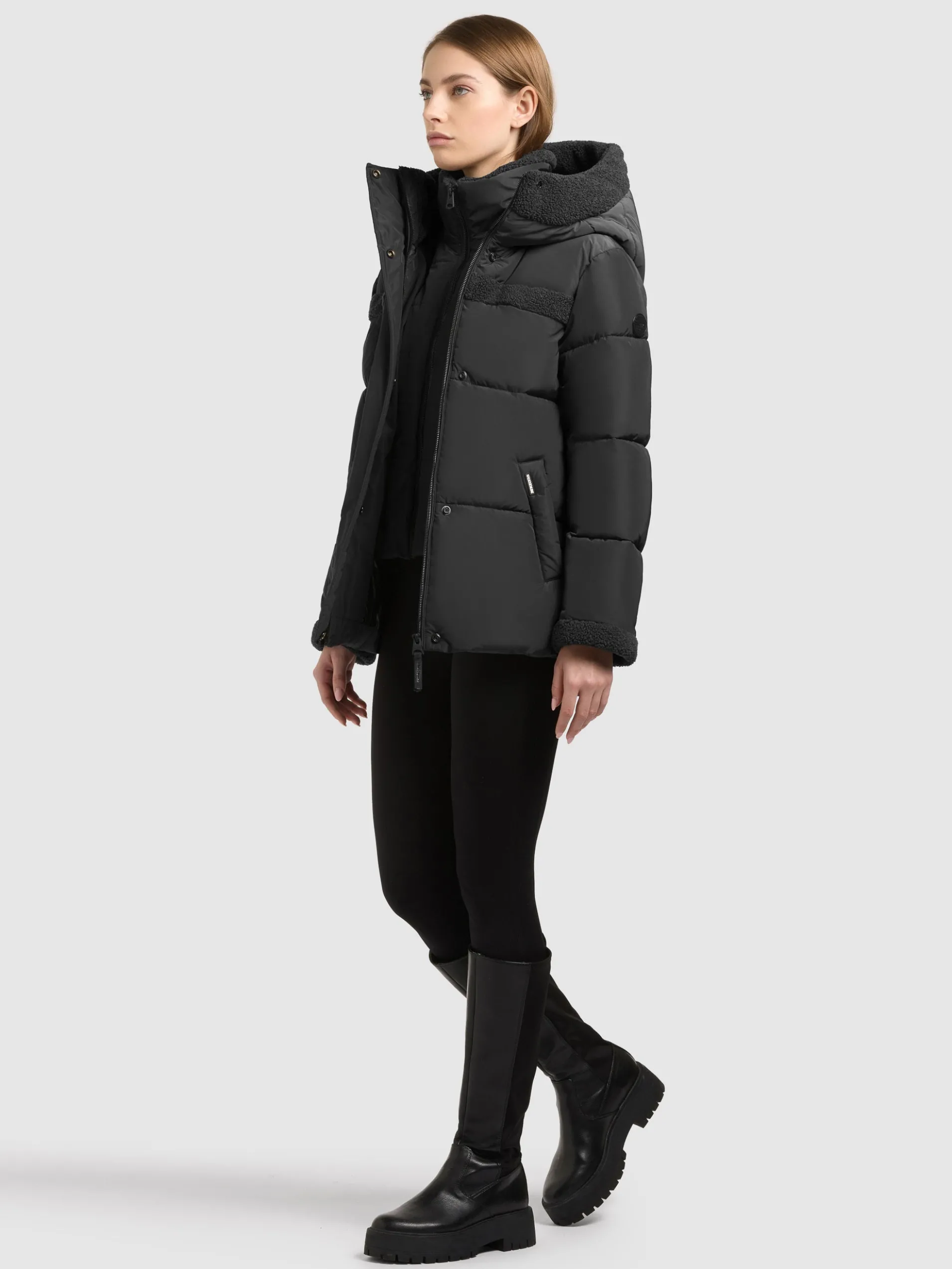 Jacke PRISHA - 2IN1 (Einsatz herausnehmbar) BLACK