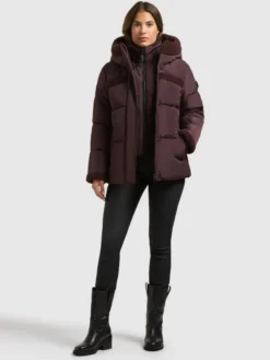 Jacke PRISHA - 2IN1 (Einsatz herausnehmbar) WINESTONE RED
