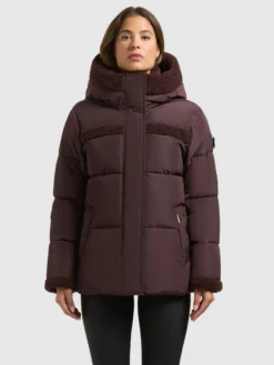 Jacke PRISHA - 2IN1 (Einsatz herausnehmbar) WINESTONE RED