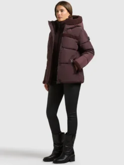 Jacke PRISHA - 2IN1 (Einsatz herausnehmbar) WINESTONE RED
