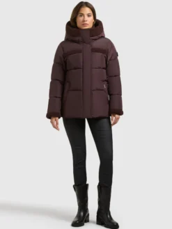 Jacke PRISHA - 2IN1 (Einsatz herausnehmbar) WINESTONE RED