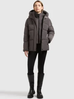 Jacke PRISHA - 2IN1 (Einsatz herausnehmbar) GRAPHITE GREY