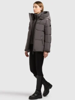 Jacke PRISHA - 2IN1 (Einsatz herausnehmbar) GRAPHITE GREY