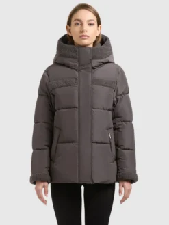 Jacke PRISHA - 2IN1 (Einsatz herausnehmbar) GRAPHITE GREY
