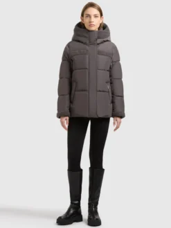 Jacke PRISHA - 2IN1 (Einsatz herausnehmbar) GRAPHITE GREY