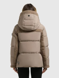 Jacke PRISHA - 2IN1 (Einsatz herausnehmbar) TAUPE GREY