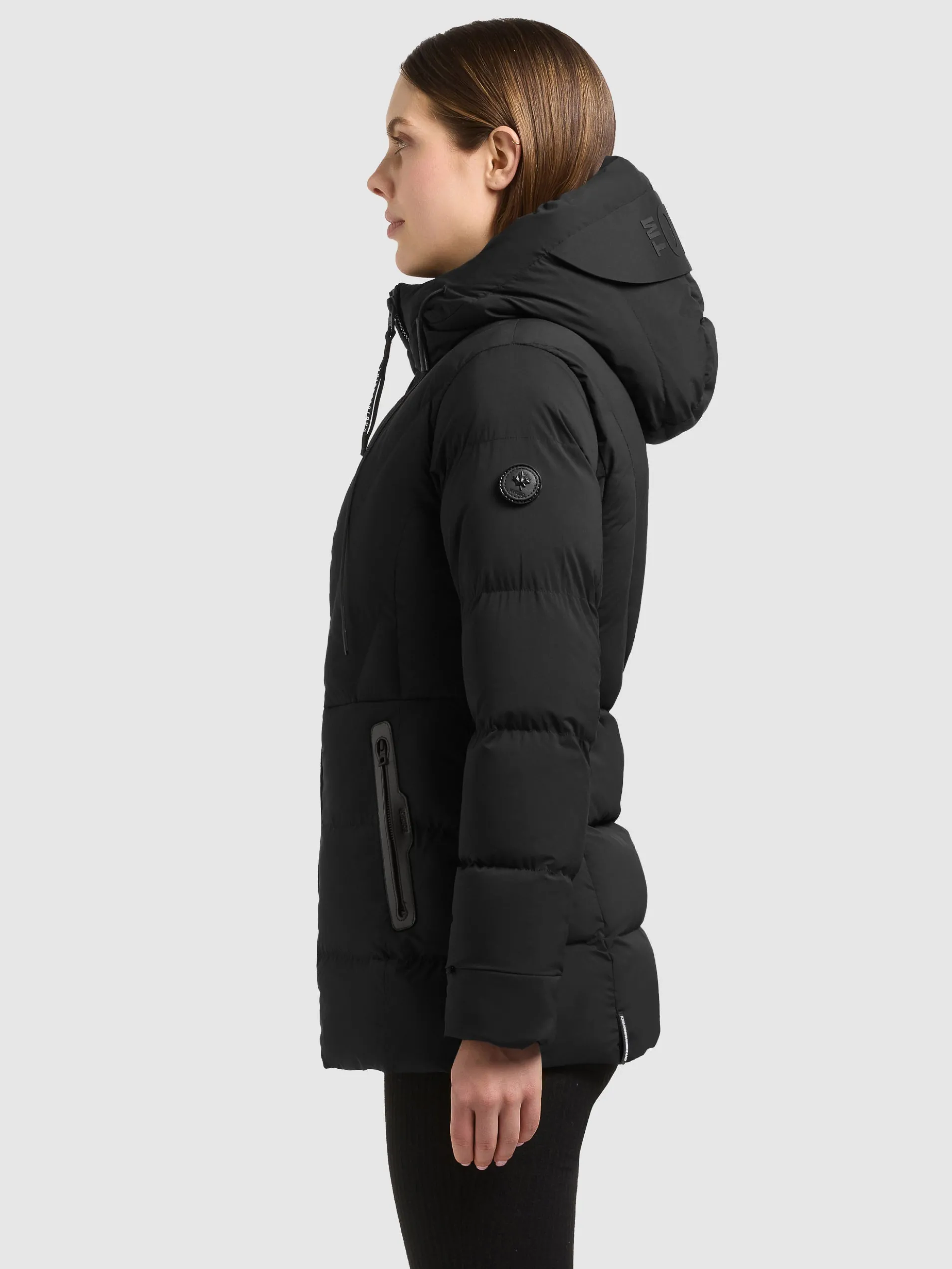 Jacke RABB2 - 2IN1 WITH BAG BLACK