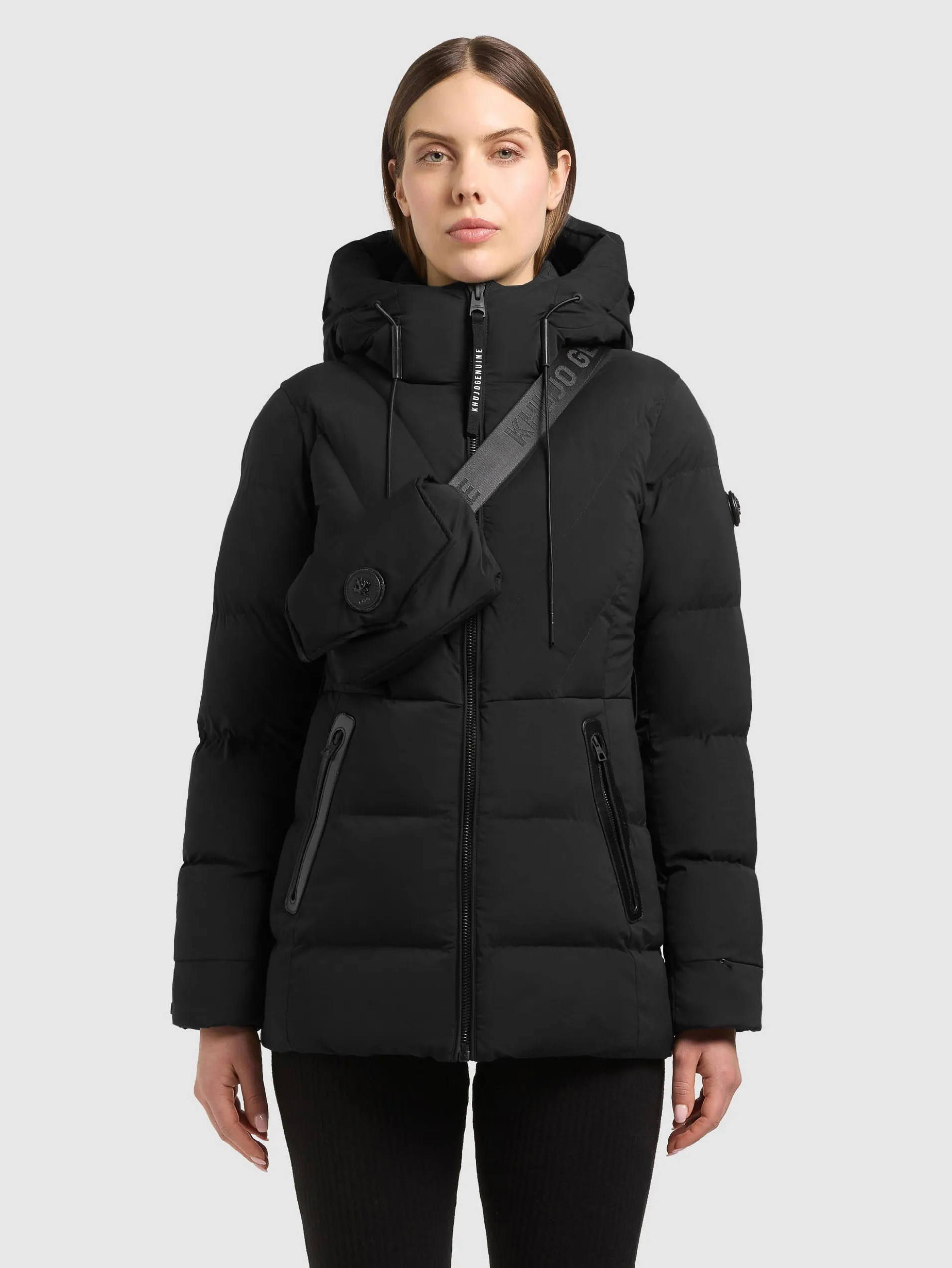 Jacke RABB2 - 2IN1 WITH BAG BLACK