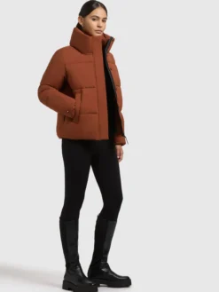 Jacke RINJA2 MATT RUSSET BROWN