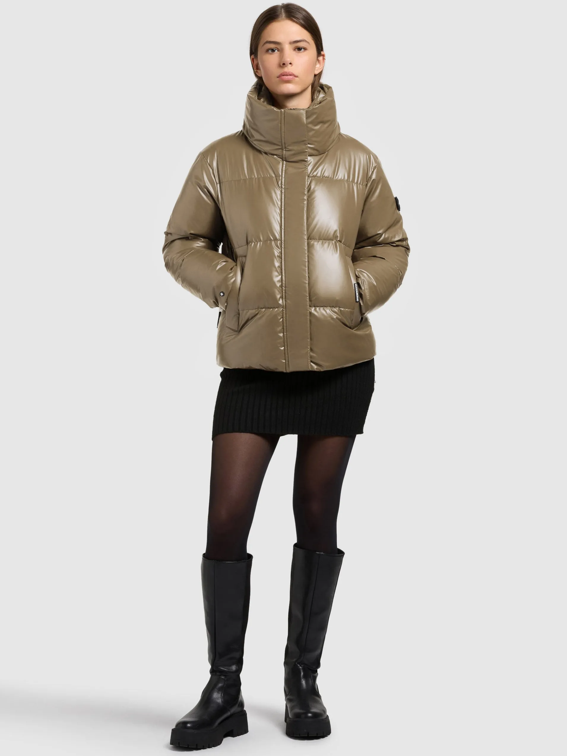 Jacke RINJA2 SHINY CANE BROWN