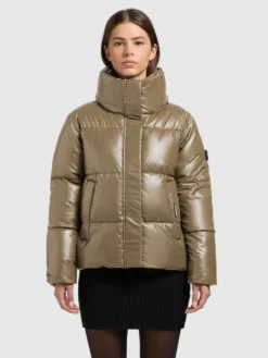 Jacke RINJA2 SHINY CANE BROWN