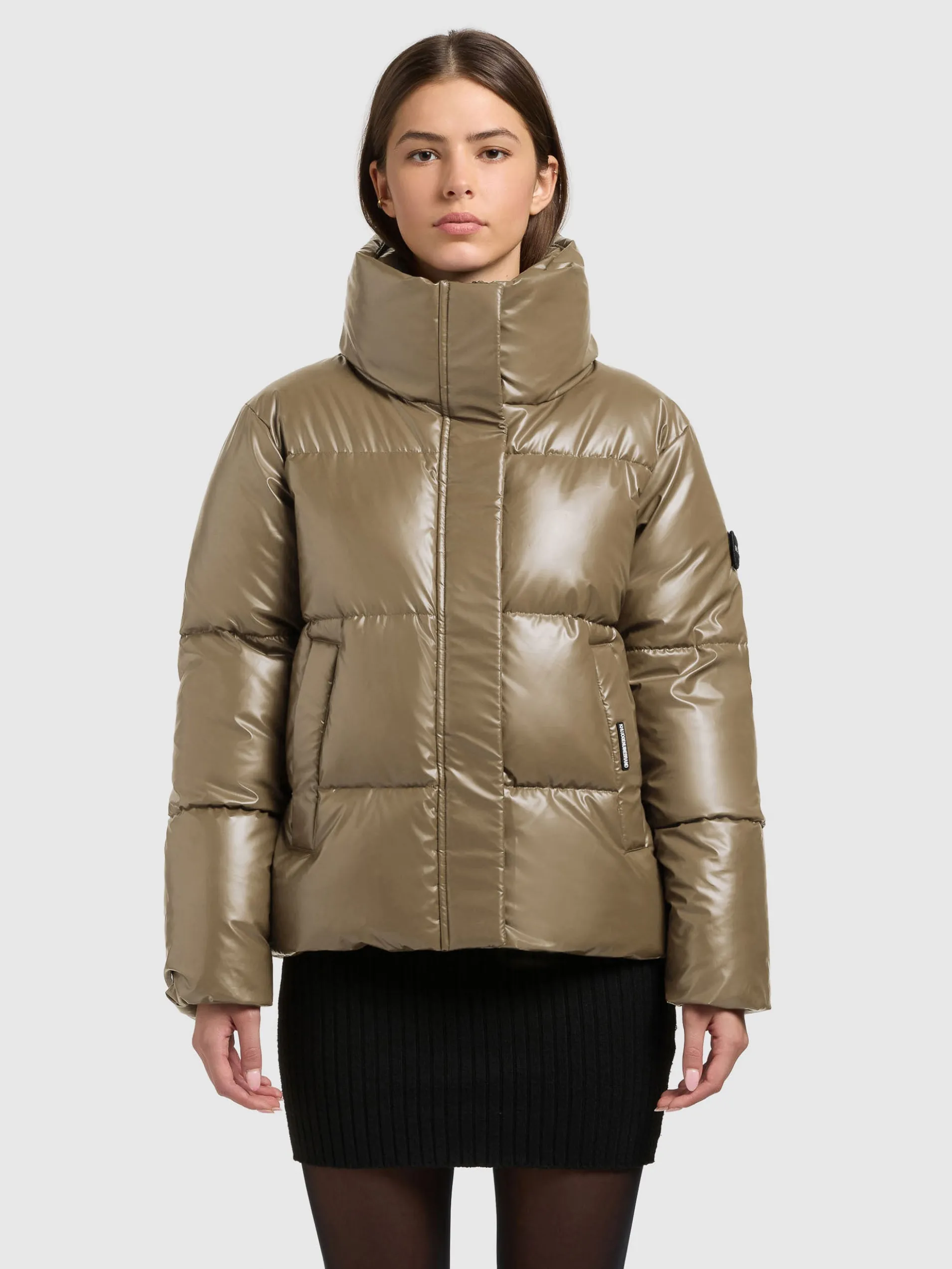 Jacke RINJA2 SHINY CANE BROWN