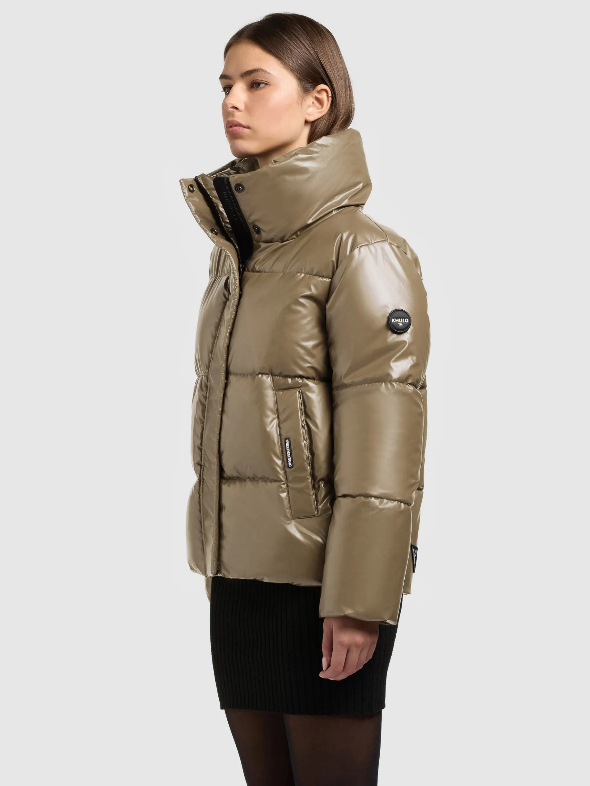Jacke RINJA2 SHINY CANE BROWN