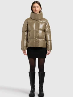 Jacke RINJA2 SHINY CANE BROWN