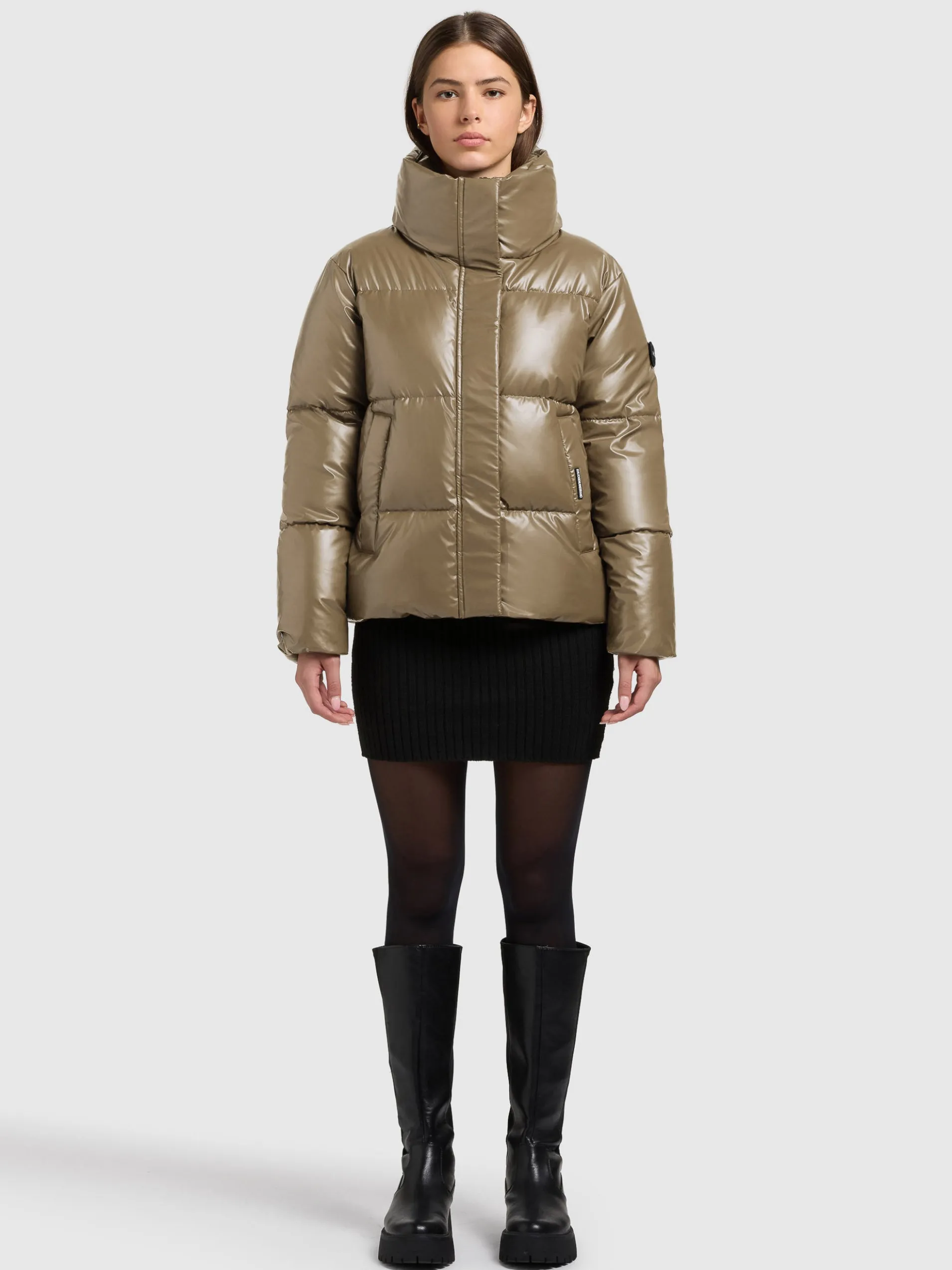 Jacke RINJA2 SHINY CANE BROWN